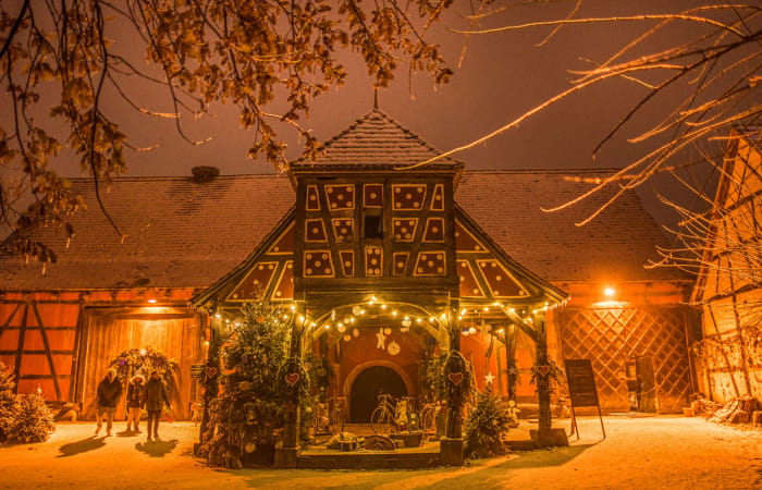 Das Écomusée d'Alsace feiert Weihnachten
